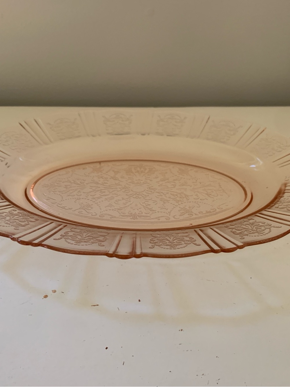 American Sweetheart Pattern, pink Depression Glass, MacBeth-Evans Glass Company